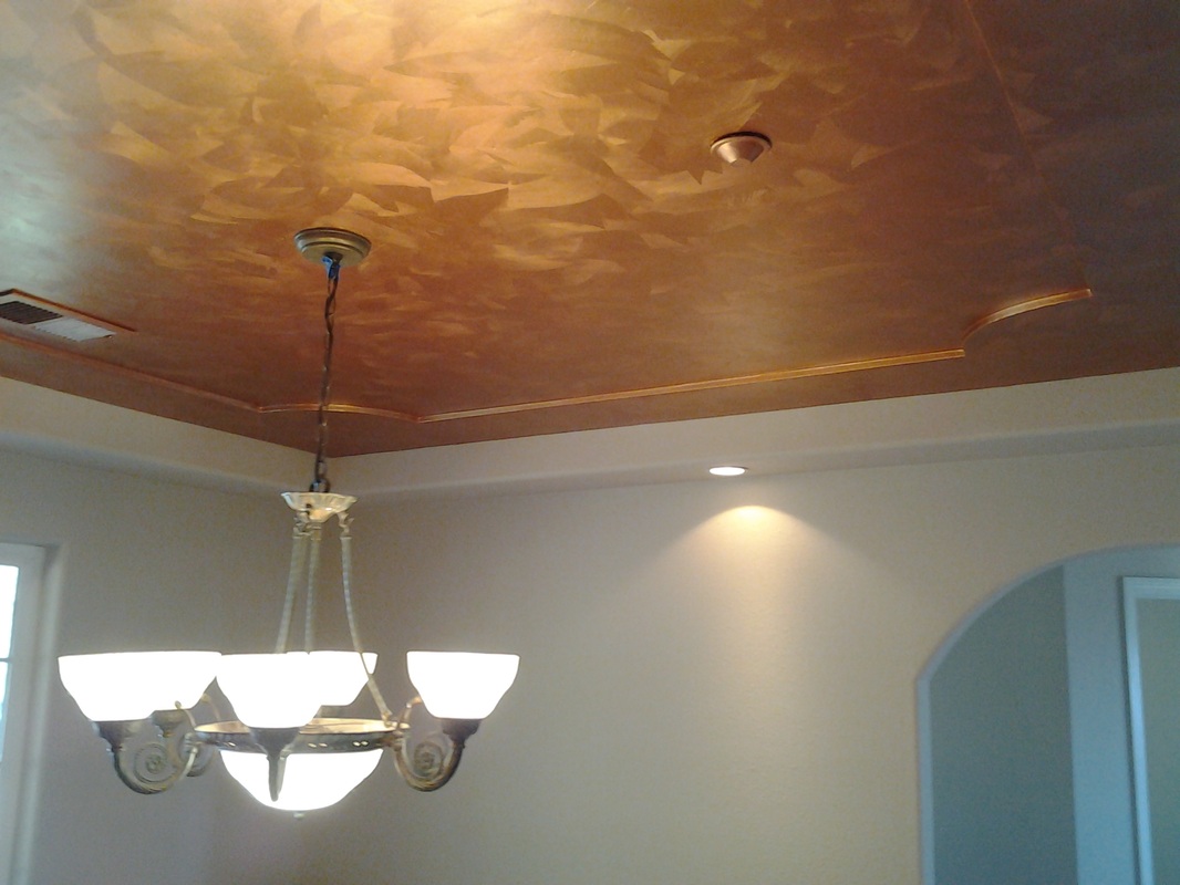 paint metallic copper faux finish brushed texture walls smooth ceiling finishes colors tutorials contemporary painted techniques textured painting metal interior
